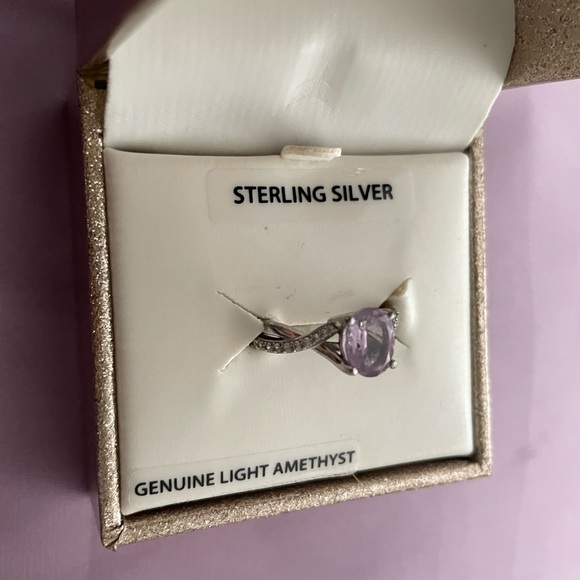 Amethyst ring 💟 - Picture 3 of 5